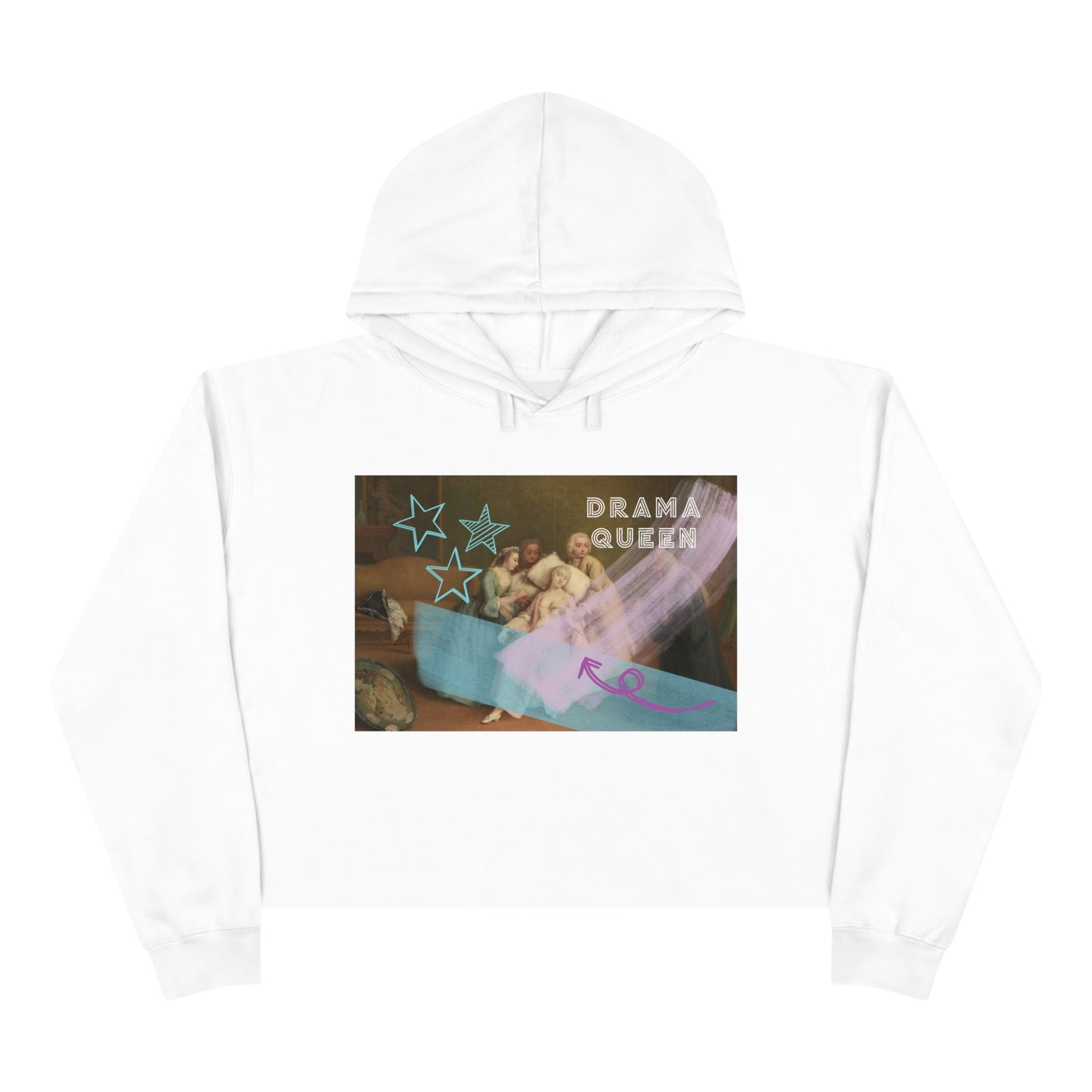 DRAMA QUEEN - Crop Hoodie