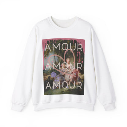 Amour, Amour, Amour - Unisex Crewneck Sweatshirt