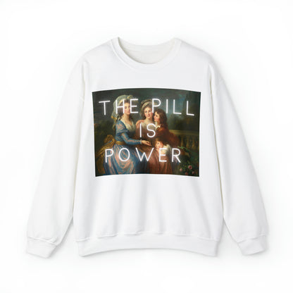 The Pill is Power - Unisex Crewneck Sweatshirt