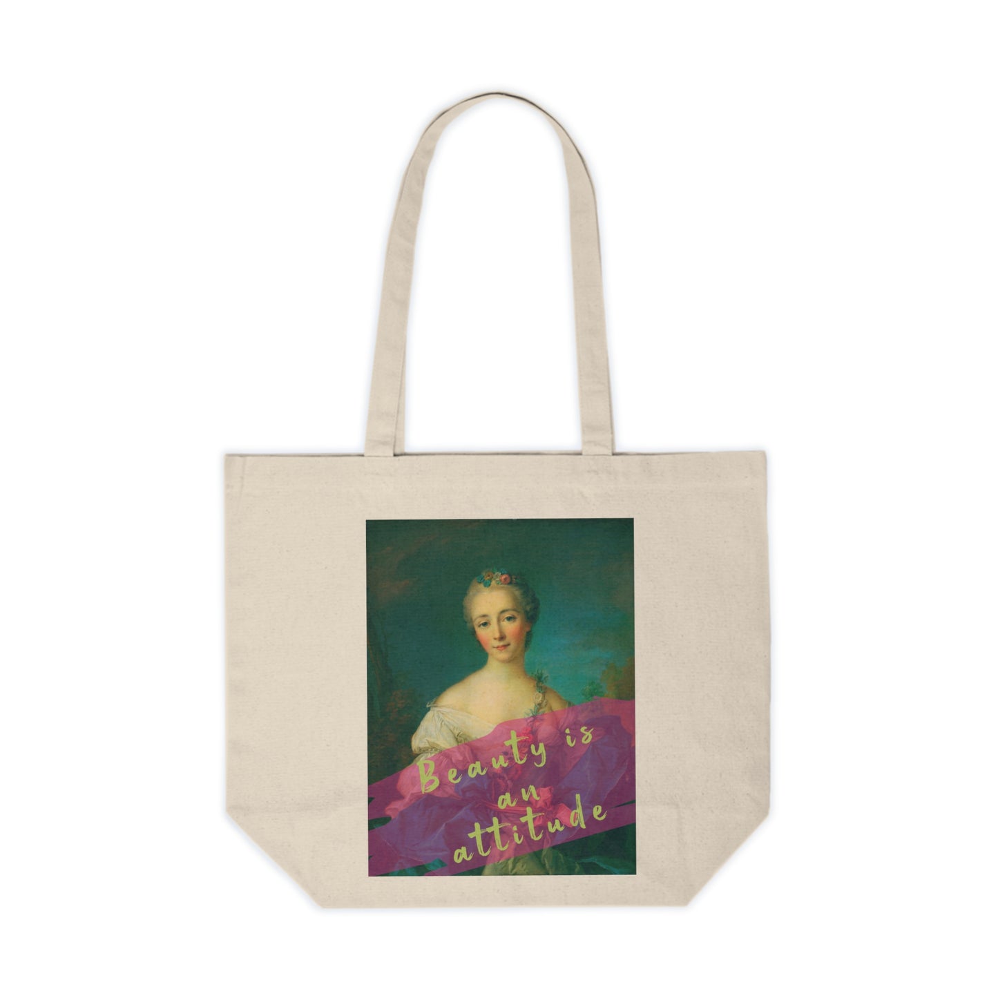 Beauty is an attitude - Canvas Shopping Tote