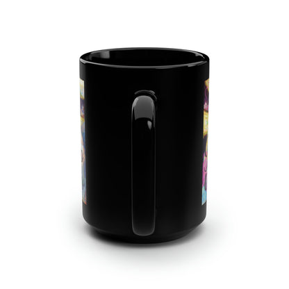 Gossip Queen - Black Mug, 15oz