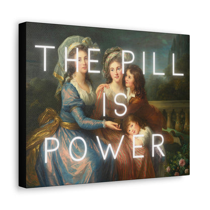 The Pill is Power - Canvas Print