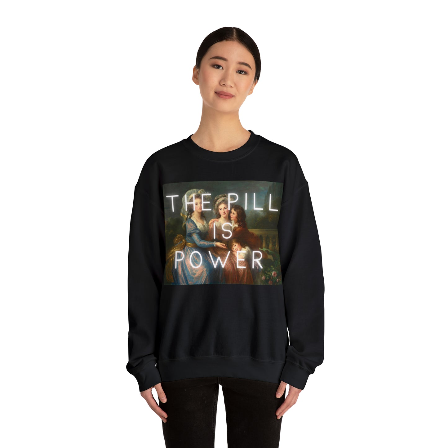 The Pill is Power - Unisex Crewneck Sweatshirt