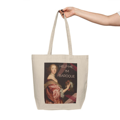 Help me, I'm Baroque - Canvas Shopping Tote