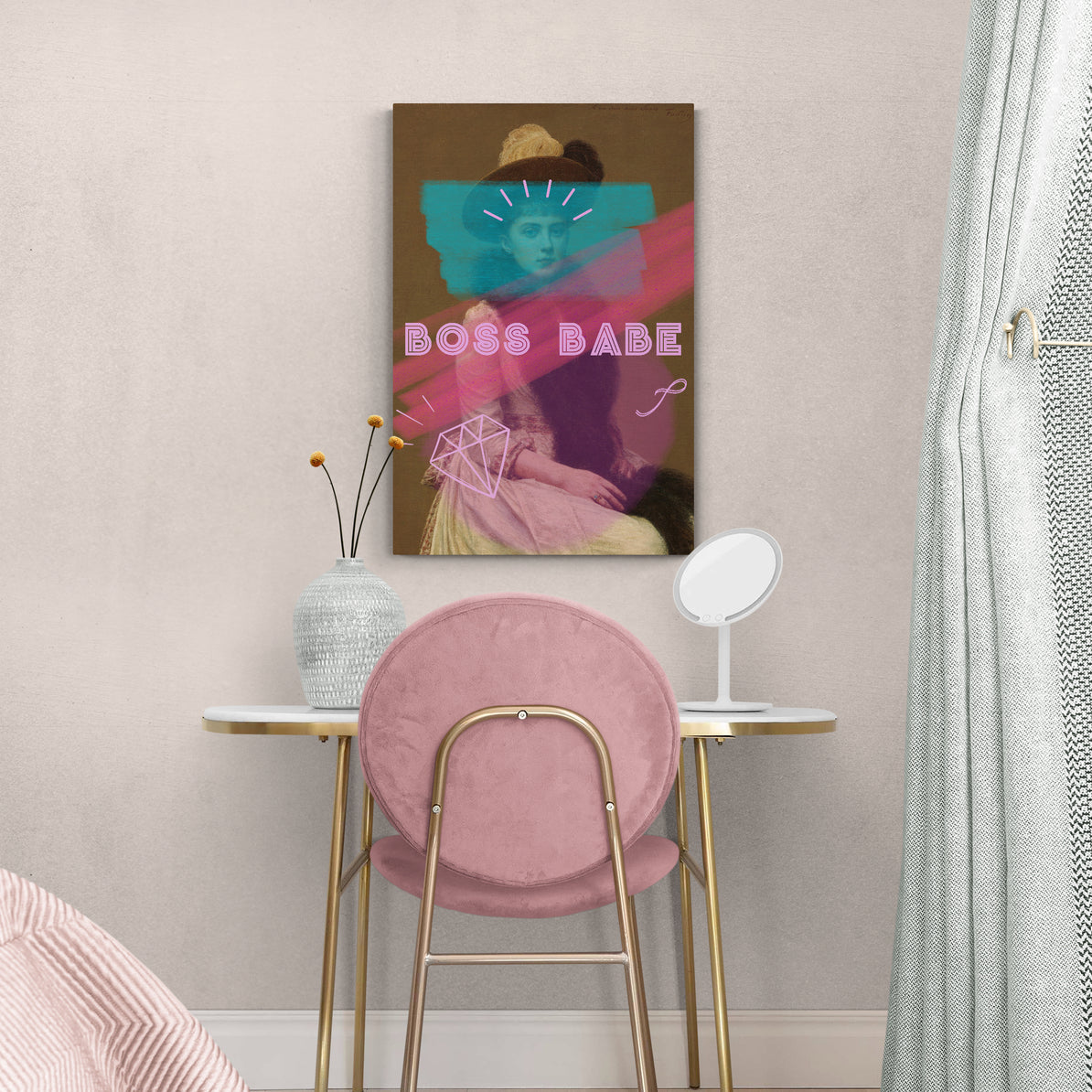 BOSS BABE - Canvas Print