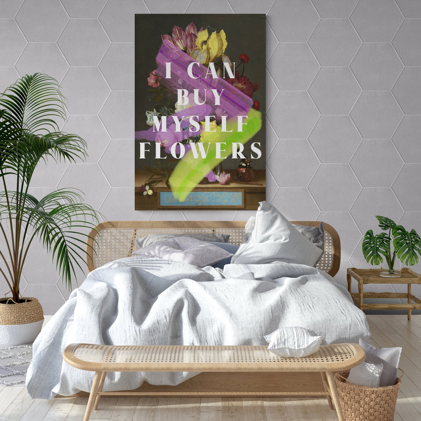 I Can Buy Myself Flowers - Canvas Print