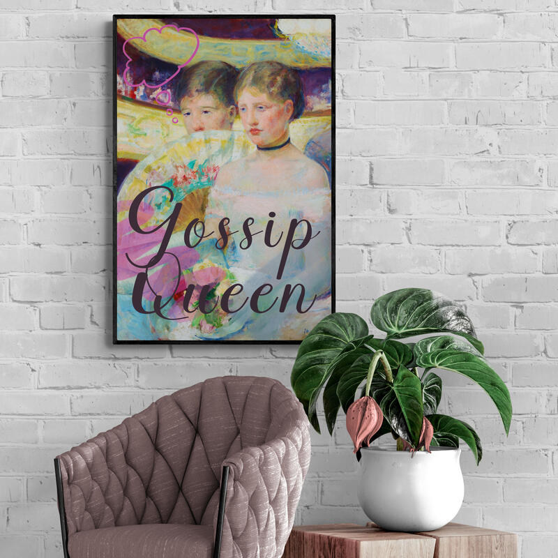 Gossip Queen - Poster Print