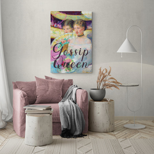 Gossip Queen - Canvas Print