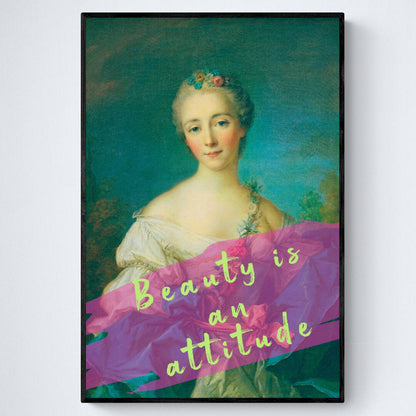 Printable Wall Art: Beauty is an attitude