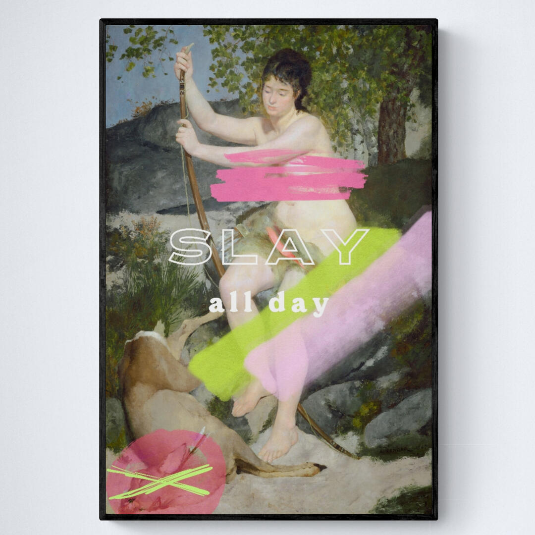 Printable Wall Art: SLAY all day