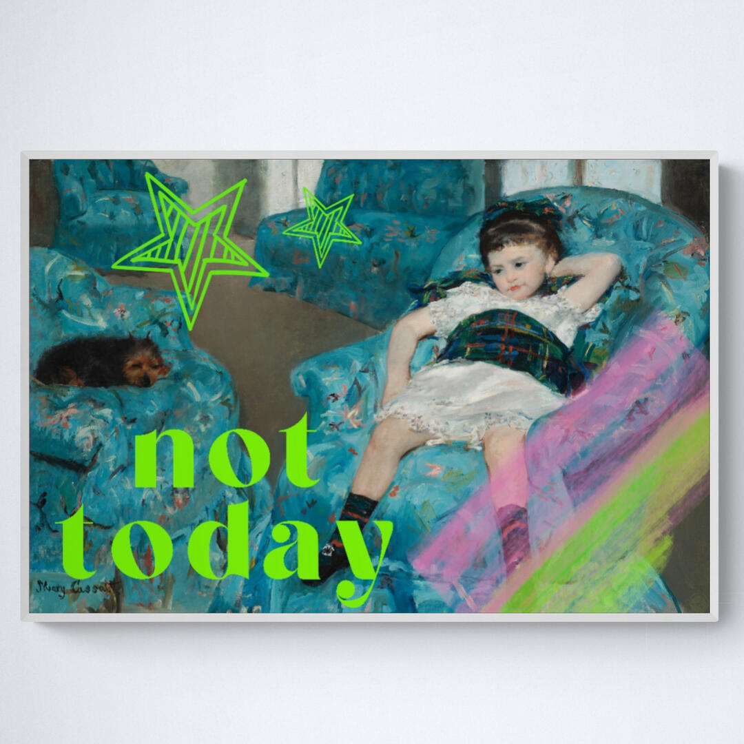 Printable Wall Art: not today