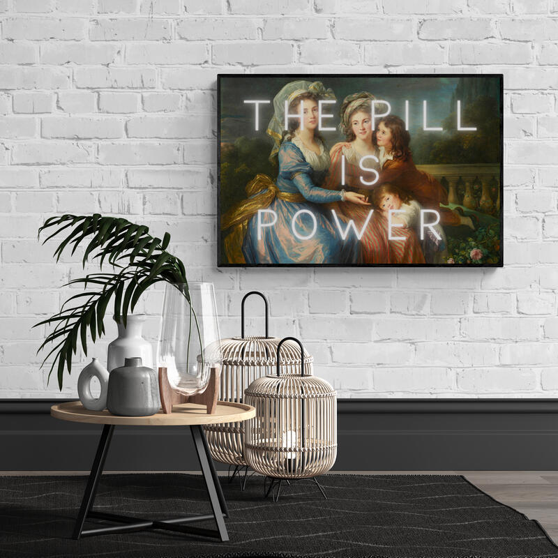The Pill is Power - Poster Print