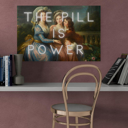 The Pill is Power - Canvas Print